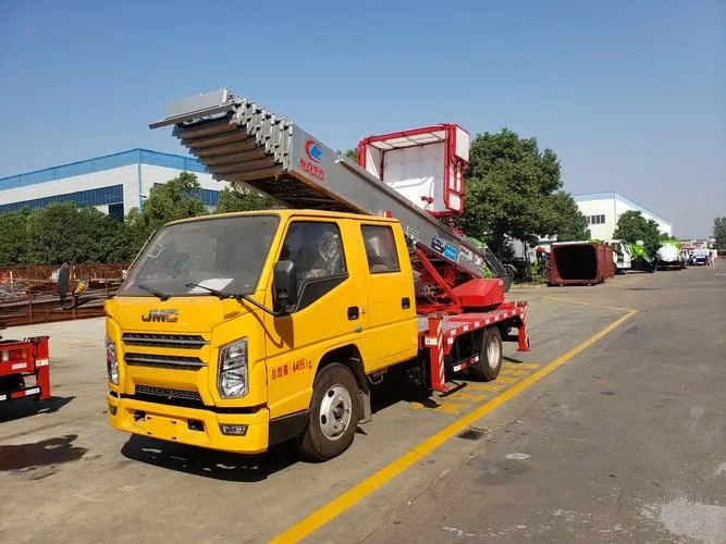 南和县附近云梯车出租 砂石搬运